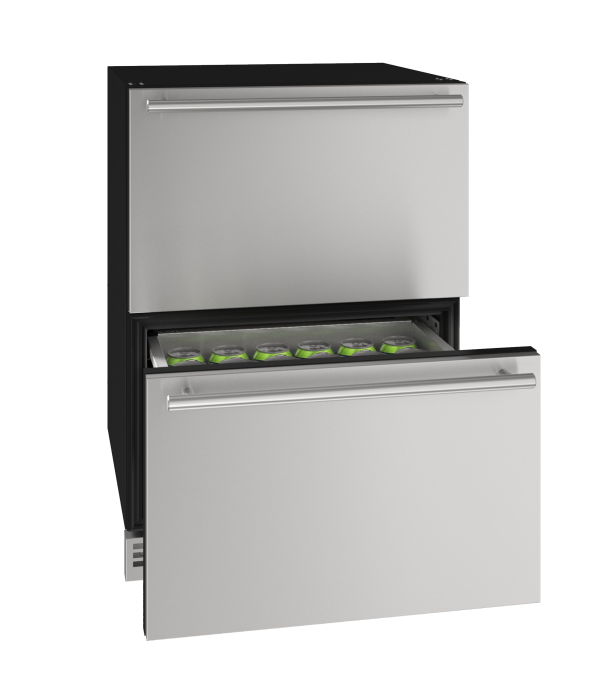 U-Line - 24" 1 Class Refrigerator Drawers - HDR124 U-Line - 24" 1 Class Refrigerator Drawers - HDR124