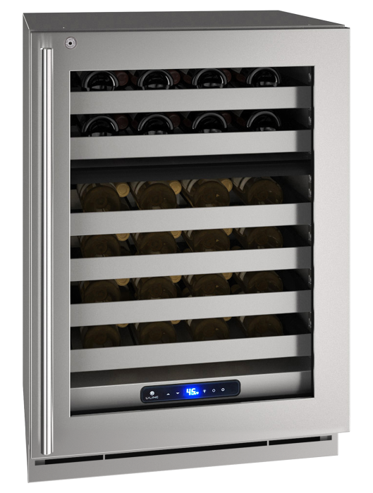 U-Line - 24" 5 Class Dual-Zone Wine Refrigerator - HWD524 U-Line - 24" 5 Class Dual-Zone Wine Refrigerator - HWD524