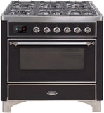 ILVE - 36" Magestic II Series Freestanding Dual Fuel Range - Griddle, Glass Door(s) - Warming Drawer - Liquid Propane ILVE - 36" Magestic II Series Freestanding Dual Fuel Range - Griddle, Glass Door(s) - Warming Drawer - Liquid Propane