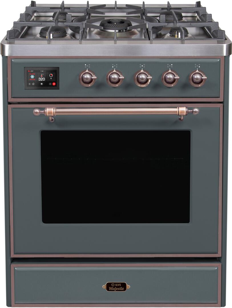 ILVE - 30" Magestic II Series Freestanding Dual Fuel Range - Glass Door(s)- Natural Gas ILVE - 30" Magestic II Series Freestanding Dual Fuel Range - Glass Door(s)- Natural Gas