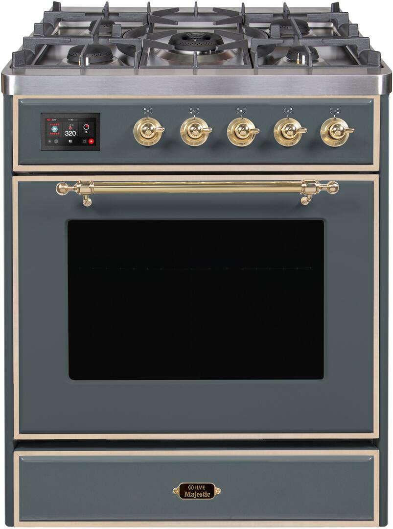 ILVE - 30" Magestic II Series Freestanding Dual Fuel Range - Glass Door(s)- Natural Gas ILVE - 30" Magestic II Series Freestanding Dual Fuel Range - Glass Door(s)- Natural Gas