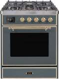 ILVE - 30" Magestic II Series Freestanding Dual Fuel Range - Glass Door(s)- Natural Gas ILVE - 30" Magestic II Series Freestanding Dual Fuel Range - Glass Door(s)- Natural Gas