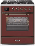 ILVE - 30" Magestic II Series Freestanding Dual Fuel Range - Glass Door(s)- Natural Gas ILVE - 30" Magestic II Series Freestanding Dual Fuel Range - Glass Door(s)- Natural Gas