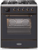 ILVE - 30" Magestic II Series Freestanding Dual Fuel Range - Glass Door(s)- Natural Gas ILVE - 30" Magestic II Series Freestanding Dual Fuel Range - Glass Door(s)- Natural Gas