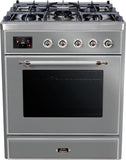 ILVE - 30" Magestic II Series Freestanding Dual Fuel Range - Glass Door(s)- Natural Gas ILVE - 30" Magestic II Series Freestanding Dual Fuel Range - Glass Door(s)- Natural Gas