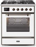 ILVE - 30" Magestic II Series Freestanding Dual Fuel Range - Glass Door(s)- Natural Gas ILVE - 30" Magestic II Series Freestanding Dual Fuel Range - Glass Door(s)- Natural Gas