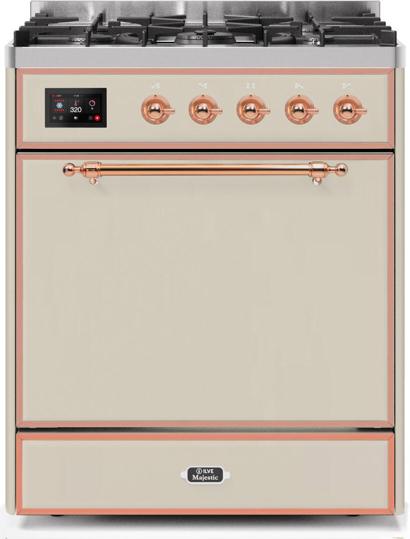 ILVE - 30" Magestic II Series Freestanding Dual Fuel Range - Solid Door(s)- Natural Gas ILVE - 30" Magestic II Series Freestanding Dual Fuel Range - Solid Door(s)- Natural Gas