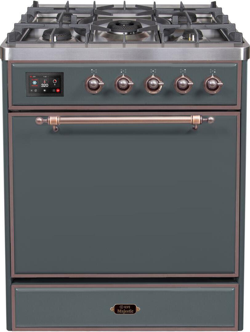 ILVE - 30" Magestic II Series Freestanding Dual Fuel Range - Solid Door(s)- Natural Gas ILVE - 30" Magestic II Series Freestanding Dual Fuel Range - Solid Door(s)- Natural Gas