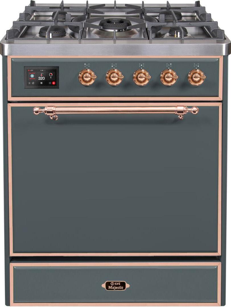 ILVE - 30" Magestic II Series Freestanding Dual Fuel Range - Solid Door(s)- Natural Gas ILVE - 30" Magestic II Series Freestanding Dual Fuel Range - Solid Door(s)- Natural Gas