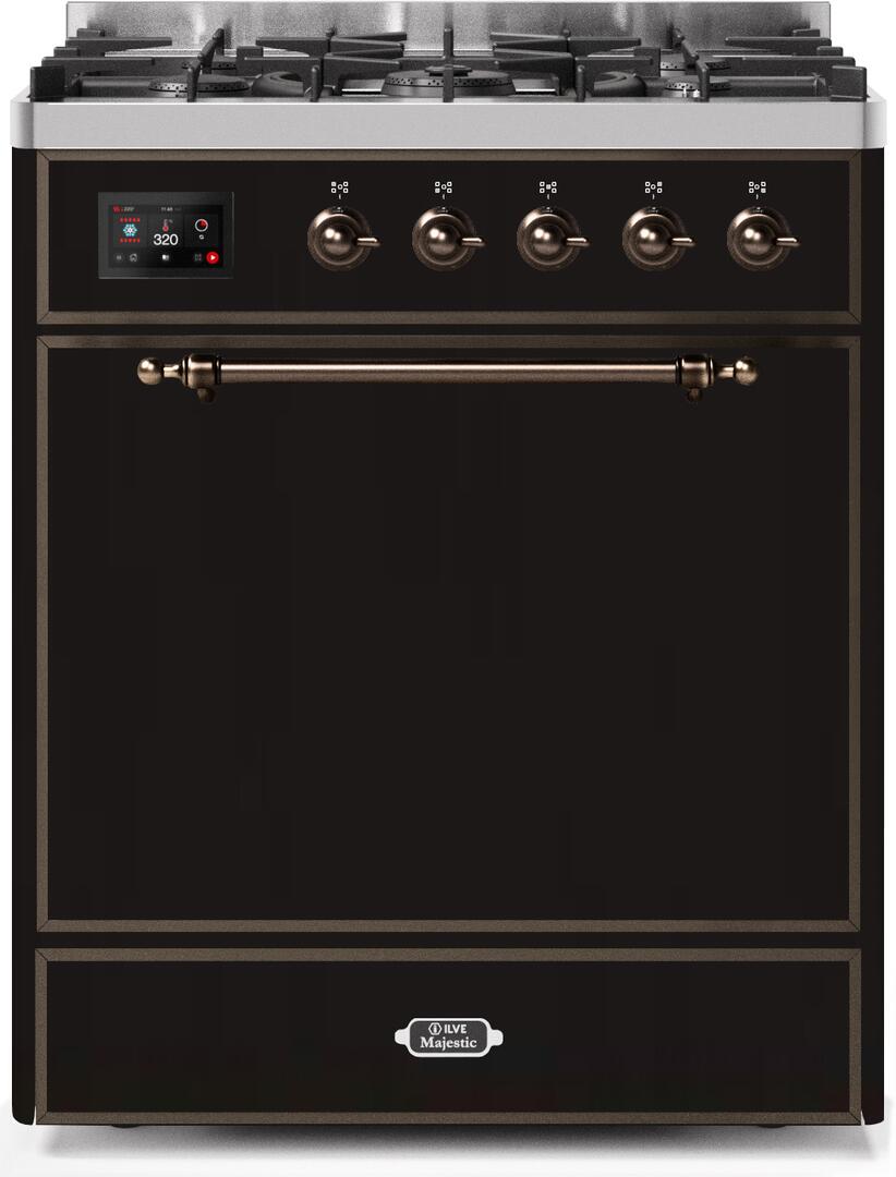 ILVE - 30" Magestic II Series Freestanding Dual Fuel Range - Solid Door(s)- Natural Gas ILVE - 30" Magestic II Series Freestanding Dual Fuel Range - Solid Door(s)- Natural Gas