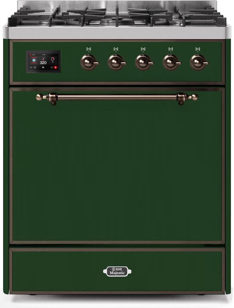 ILVE - 30" Magestic II Series Freestanding Dual Fuel Range - Solid Door(s)- Natural Gas ILVE - 30" Magestic II Series Freestanding Dual Fuel Range - Solid Door(s)- Natural Gas