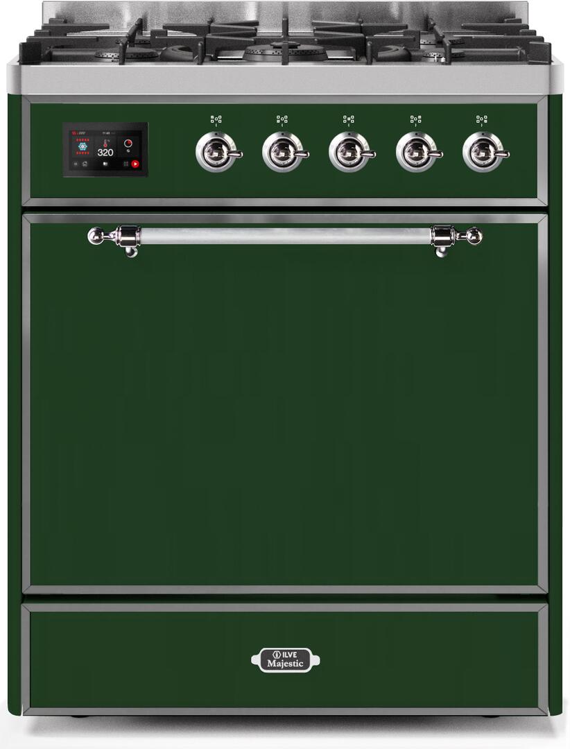 ILVE - 30" Magestic II Series Freestanding Dual Fuel Range - Solid Door(s)- Natural Gas ILVE - 30" Magestic II Series Freestanding Dual Fuel Range - Solid Door(s)- Natural Gas
