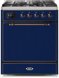 ILVE - 30" Magestic II Series Freestanding Dual Fuel Range - Solid Door(s)- Natural Gas ILVE - 30" Magestic II Series Freestanding Dual Fuel Range - Solid Door(s)- Natural Gas