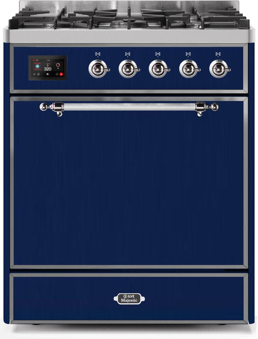 ILVE - 30" Magestic II Series Freestanding Dual Fuel Range - Solid Door(s)- Natural Gas ILVE - 30" Magestic II Series Freestanding Dual Fuel Range - Solid Door(s)- Natural Gas
