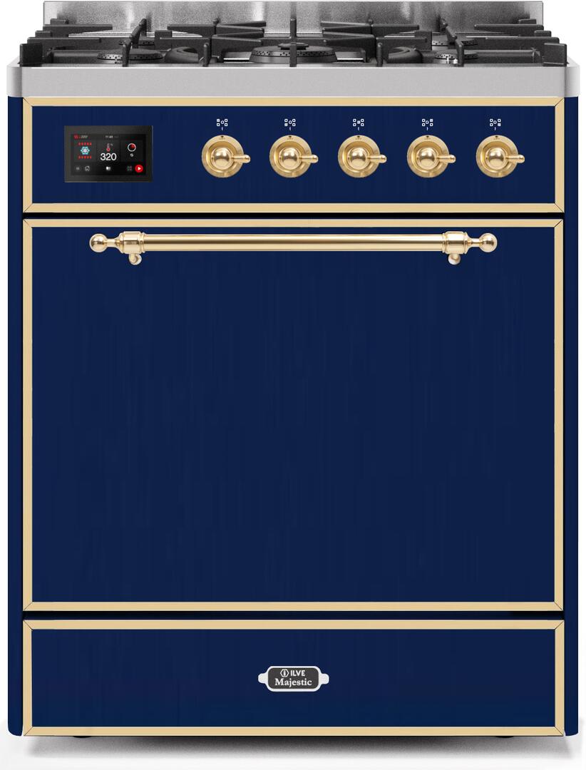 ILVE - 30" Magestic II Series Freestanding Dual Fuel Range - Solid Door(s)- Natural Gas ILVE - 30" Magestic II Series Freestanding Dual Fuel Range - Solid Door(s)- Natural Gas