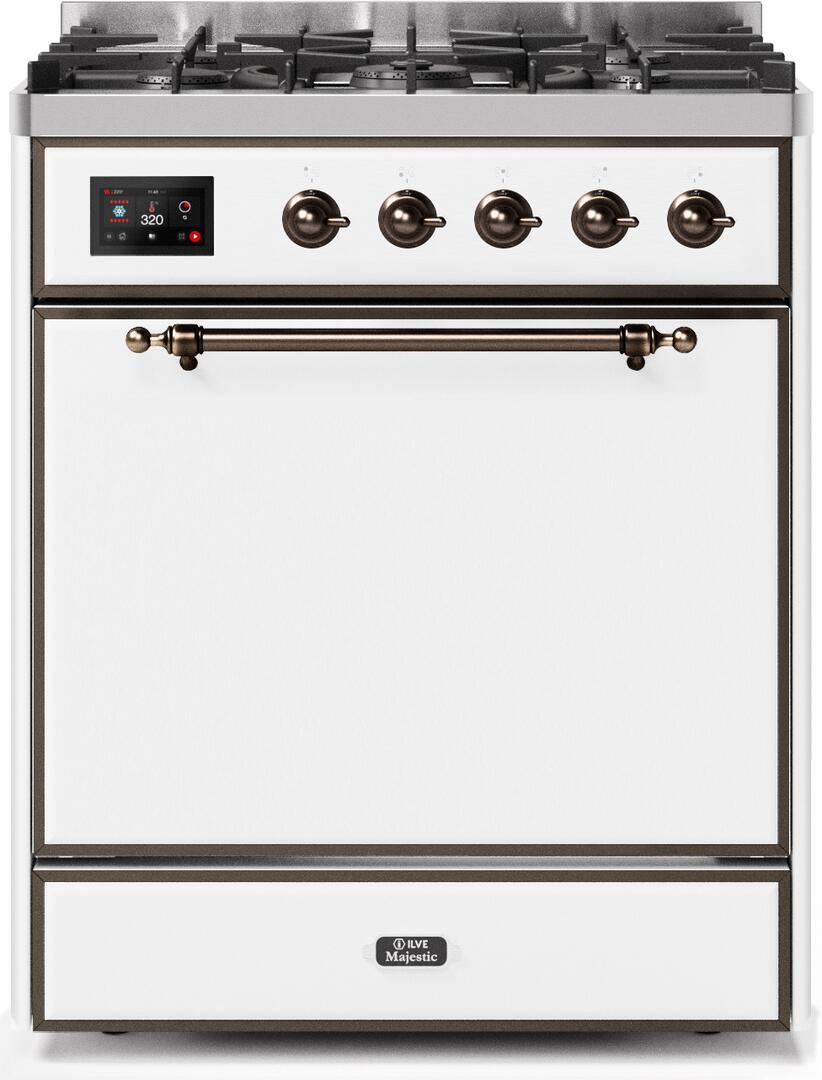 ILVE - 30" Magestic II Series Freestanding Dual Fuel Range - Solid Door(s)- Natural Gas ILVE - 30" Magestic II Series Freestanding Dual Fuel Range - Solid Door(s)- Natural Gas
