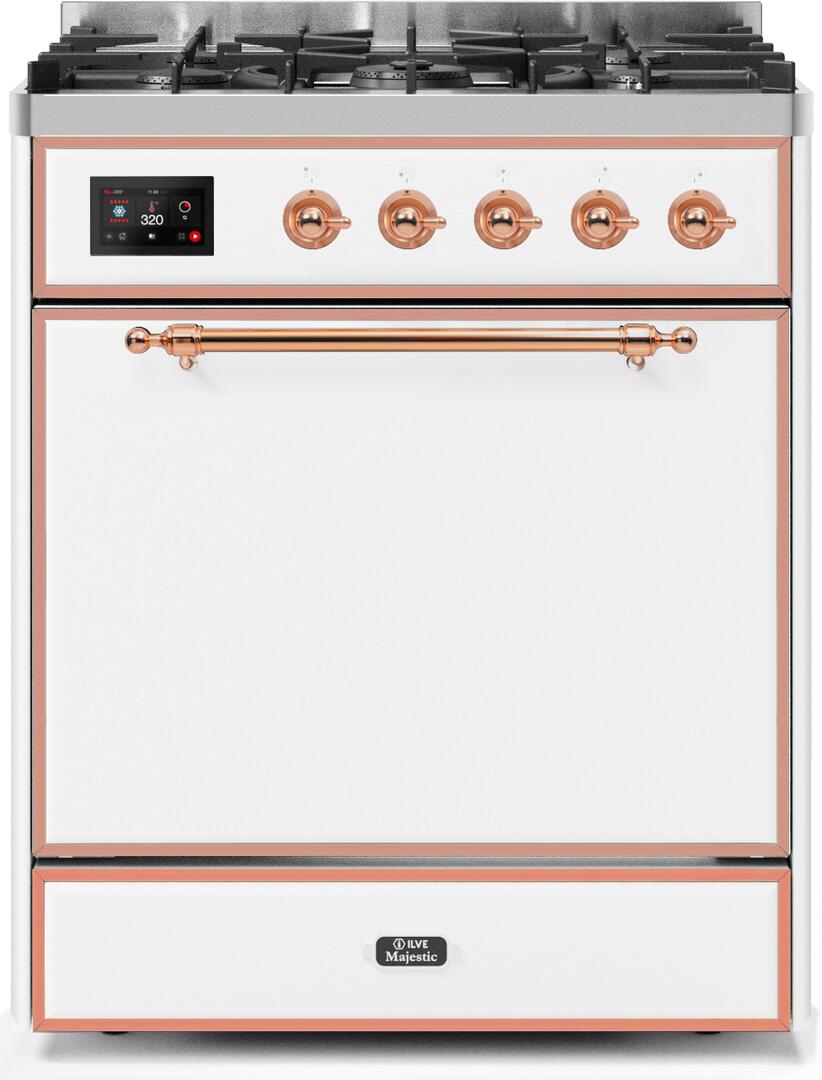 ILVE - 30" Magestic II Series Freestanding Dual Fuel Range - Solid Door(s)- Natural Gas ILVE - 30" Magestic II Series Freestanding Dual Fuel Range - Solid Door(s)- Natural Gas