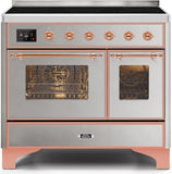 ILVE - 40" Magestic II Series Freestanding Electric Induction Range - Double Oven - Glass Door(s) - Warming Drawer ILVE - 40" Magestic II Series Freestanding Electric Induction Range - Double Oven - Glass Door(s) - Warming Drawer