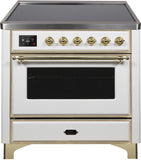 ILVE - 36" Magestic II Series Freestanding Electric Induction Range - Glass Door(s) - Warming Drawer ILVE - 36" Magestic II Series Freestanding Electric Induction Range - Glass Door(s) - Warming Drawer
