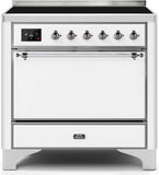 ILVE - 36" Magestic II Series Freestanding Electric Induction Range - Solid Door(s) - Warming Drawer ILVE - 36" Magestic II Series Freestanding Electric Induction Range - Solid Door(s) - Warming Drawer