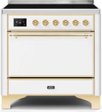 ILVE - 36" Magestic II Series Freestanding Electric Induction Range - Solid Door(s) - Warming Drawer ILVE - 36" Magestic II Series Freestanding Electric Induction Range - Solid Door(s) - Warming Drawer