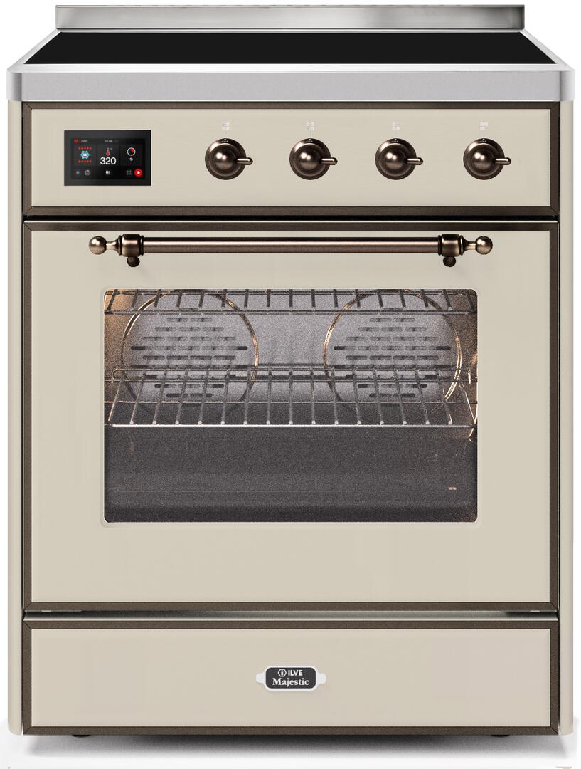 ILVE - 30" Magestic II Series Freestanding Electric Induction Range - Glass Door(s) ILVE - 30" Magestic II Series Freestanding Electric Induction Range - Glass Door(s)