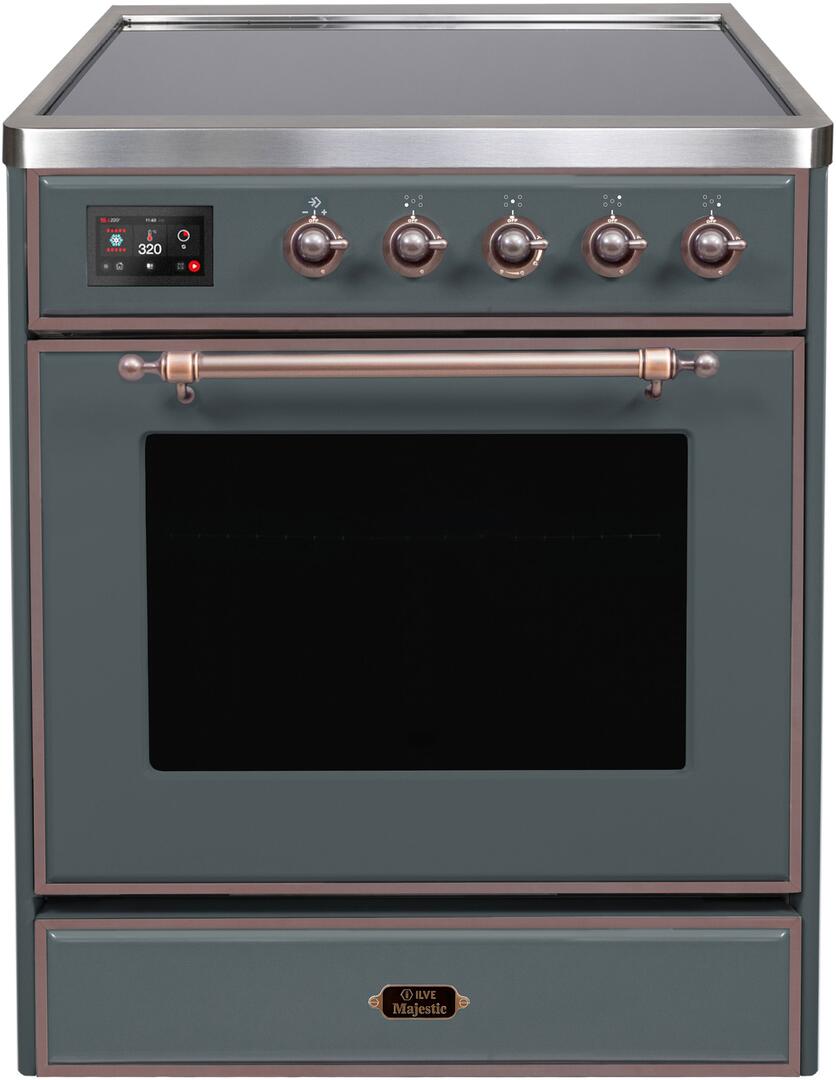 ILVE - 30" Magestic II Series Freestanding Electric Induction Range - Glass Door(s) ILVE - 30" Magestic II Series Freestanding Electric Induction Range - Glass Door(s)