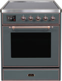 ILVE - 30" Magestic II Series Freestanding Electric Induction Range - Glass Door(s) ILVE - 30" Magestic II Series Freestanding Electric Induction Range - Glass Door(s)