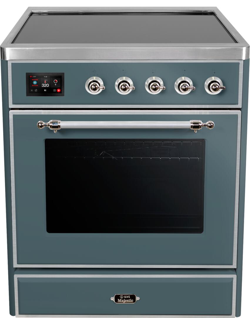 ILVE - 30" Magestic II Series Freestanding Electric Induction Range - Glass Door(s) ILVE - 30" Magestic II Series Freestanding Electric Induction Range - Glass Door(s)