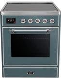 ILVE - 30" Magestic II Series Freestanding Electric Induction Range - Glass Door(s) ILVE - 30" Magestic II Series Freestanding Electric Induction Range - Glass Door(s)