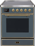 ILVE - 30" Magestic II Series Freestanding Electric Induction Range - Glass Door(s) ILVE - 30" Magestic II Series Freestanding Electric Induction Range - Glass Door(s)