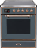 ILVE - 30" Magestic II Series Freestanding Electric Induction Range - Glass Door(s) ILVE - 30" Magestic II Series Freestanding Electric Induction Range - Glass Door(s)