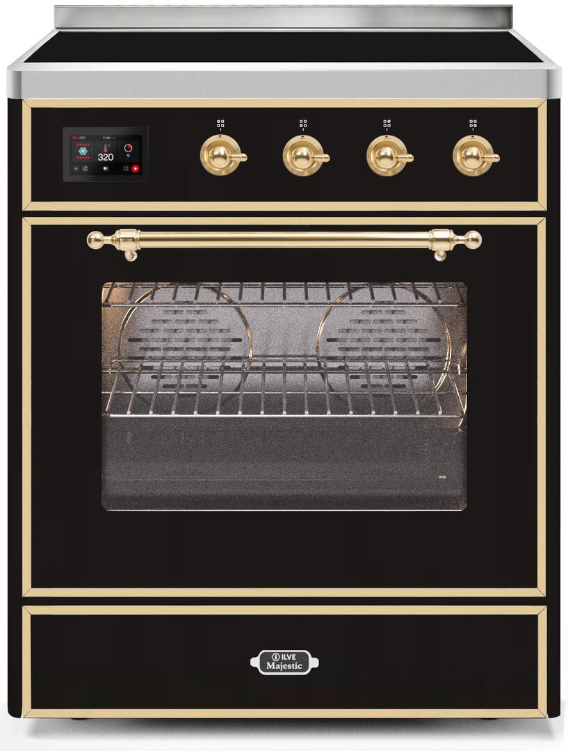 ILVE - 30" Magestic II Series Freestanding Electric Induction Range - Glass Door(s) ILVE - 30" Magestic II Series Freestanding Electric Induction Range - Glass Door(s)