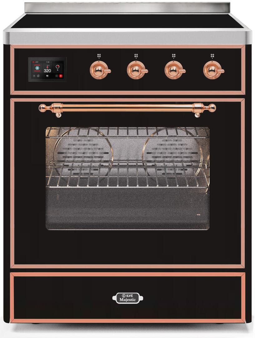 ILVE - 30" Magestic II Series Freestanding Electric Induction Range - Glass Door(s) ILVE - 30" Magestic II Series Freestanding Electric Induction Range - Glass Door(s)
