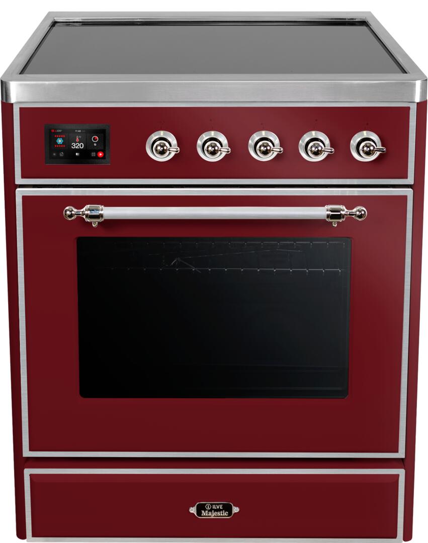 ILVE - 30" Magestic II Series Freestanding Electric Induction Range - Glass Door(s) ILVE - 30" Magestic II Series Freestanding Electric Induction Range - Glass Door(s)