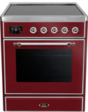ILVE - 30" Magestic II Series Freestanding Electric Induction Range - Glass Door(s) ILVE - 30" Magestic II Series Freestanding Electric Induction Range - Glass Door(s)