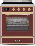 ILVE - 30" Magestic II Series Freestanding Electric Induction Range - Glass Door(s) ILVE - 30" Magestic II Series Freestanding Electric Induction Range - Glass Door(s)