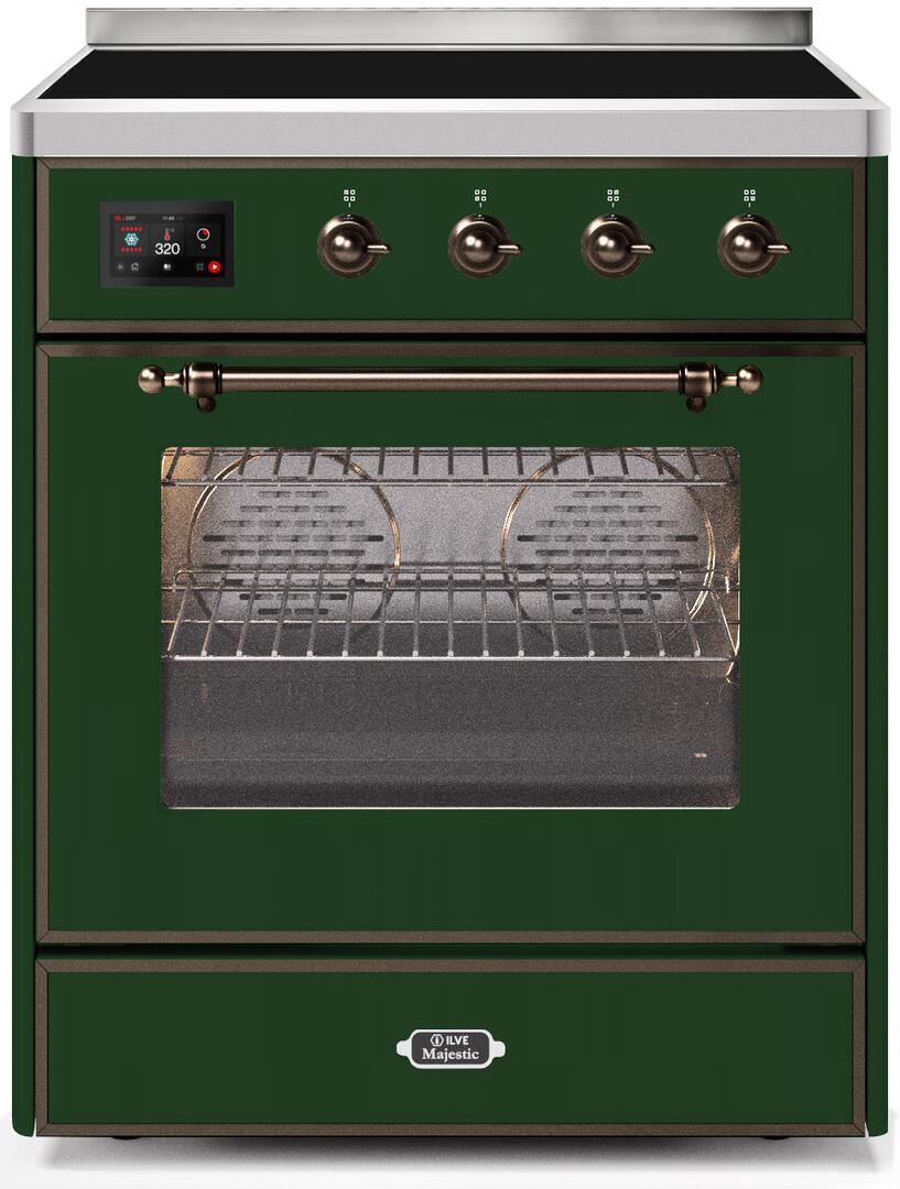 ILVE - 30" Magestic II Series Freestanding Electric Induction Range - Glass Door(s) ILVE - 30" Magestic II Series Freestanding Electric Induction Range - Glass Door(s)
