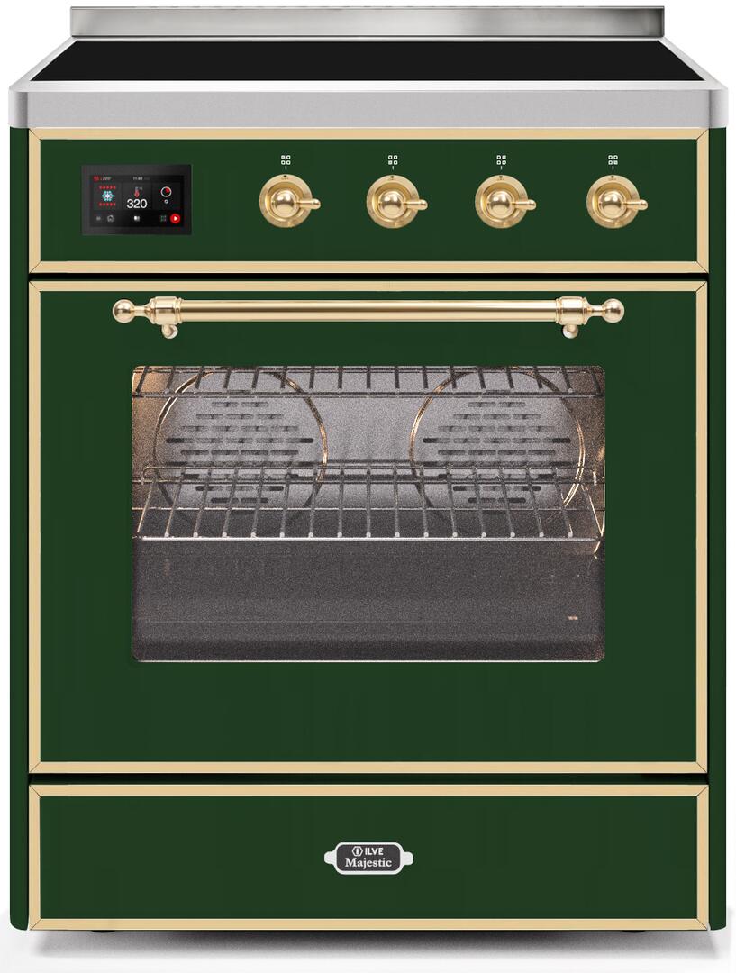ILVE - 30" Magestic II Series Freestanding Electric Induction Range - Glass Door(s) ILVE - 30" Magestic II Series Freestanding Electric Induction Range - Glass Door(s)
