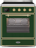 ILVE - 30" Magestic II Series Freestanding Electric Induction Range - Glass Door(s) ILVE - 30" Magestic II Series Freestanding Electric Induction Range - Glass Door(s)