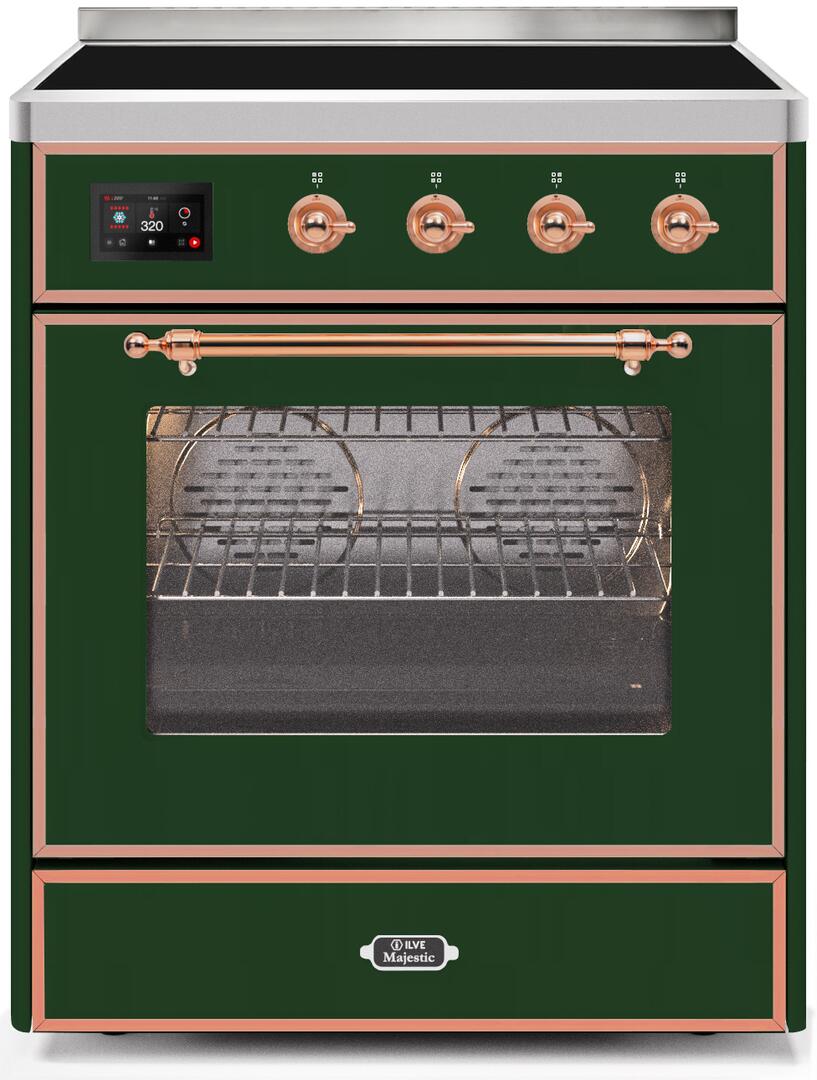 ILVE - 30" Magestic II Series Freestanding Electric Induction Range - Glass Door(s) ILVE - 30" Magestic II Series Freestanding Electric Induction Range - Glass Door(s)