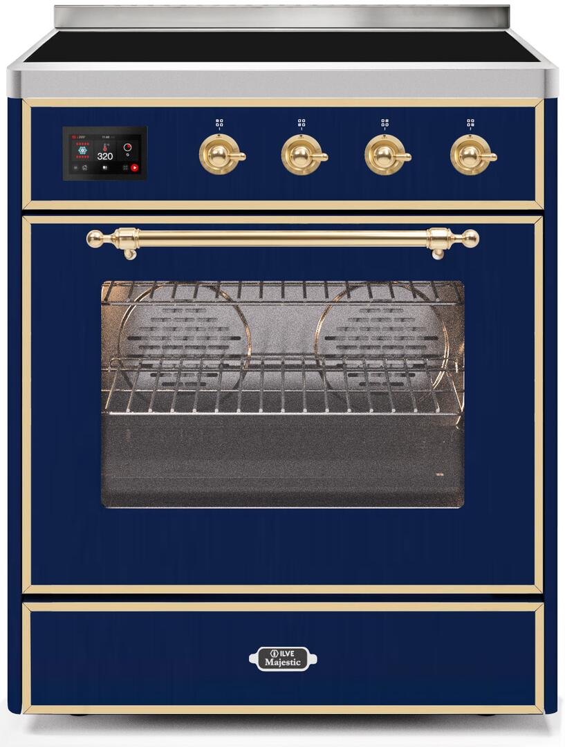 ILVE - 30" Magestic II Series Freestanding Electric Induction Range - Glass Door(s) ILVE - 30" Magestic II Series Freestanding Electric Induction Range - Glass Door(s)
