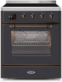 ILVE - 30" Magestic II Series Freestanding Electric Induction Range - Glass Door(s) ILVE - 30" Magestic II Series Freestanding Electric Induction Range - Glass Door(s)