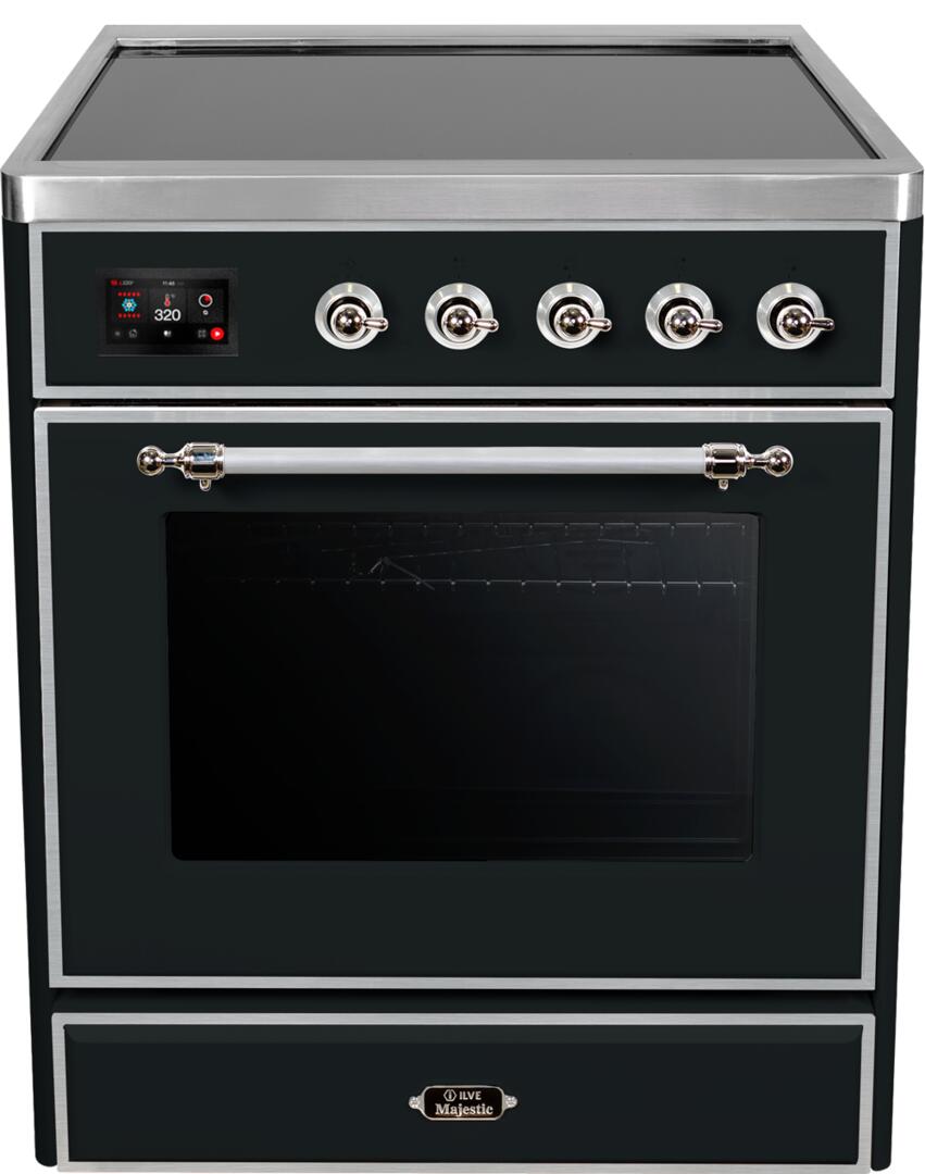 ILVE - 30" Magestic II Series Freestanding Electric Induction Range - Glass Door(s) ILVE - 30" Magestic II Series Freestanding Electric Induction Range - Glass Door(s)
