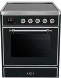 ILVE - 30" Magestic II Series Freestanding Electric Induction Range - Glass Door(s) ILVE - 30" Magestic II Series Freestanding Electric Induction Range - Glass Door(s)
