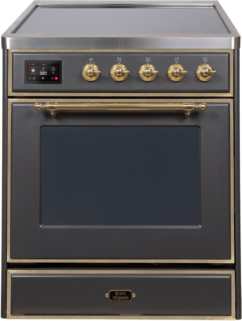 ILVE - 30" Magestic II Series Freestanding Electric Induction Range - Glass Door(s) ILVE - 30" Magestic II Series Freestanding Electric Induction Range - Glass Door(s)