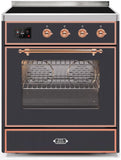 ILVE - 30" Magestic II Series Freestanding Electric Induction Range - Glass Door(s) ILVE - 30" Magestic II Series Freestanding Electric Induction Range - Glass Door(s)