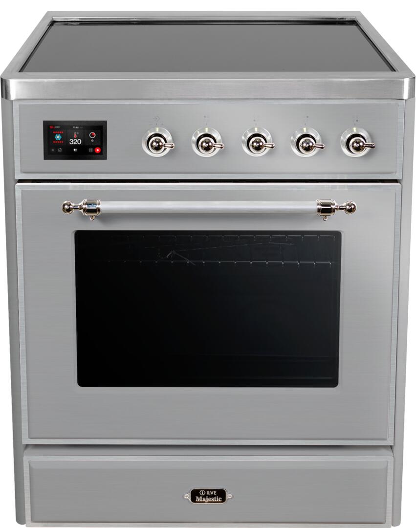 ILVE - 30" Magestic II Series Freestanding Electric Induction Range - Glass Door(s) ILVE - 30" Magestic II Series Freestanding Electric Induction Range - Glass Door(s)