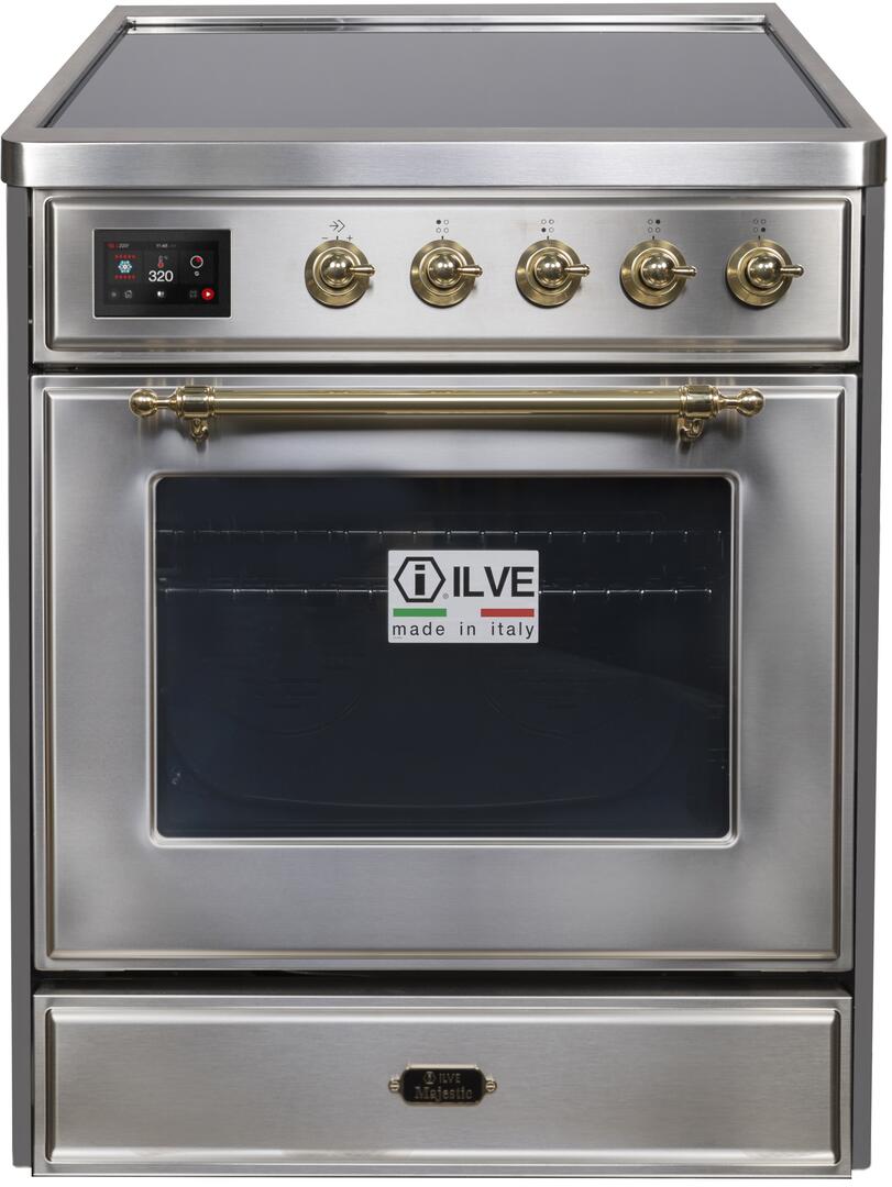 ILVE - 30" Magestic II Series Freestanding Electric Induction Range - Glass Door(s) ILVE - 30" Magestic II Series Freestanding Electric Induction Range - Glass Door(s)