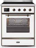 ILVE - 30" Magestic II Series Freestanding Electric Induction Range - Glass Door(s) ILVE - 30" Magestic II Series Freestanding Electric Induction Range - Glass Door(s)